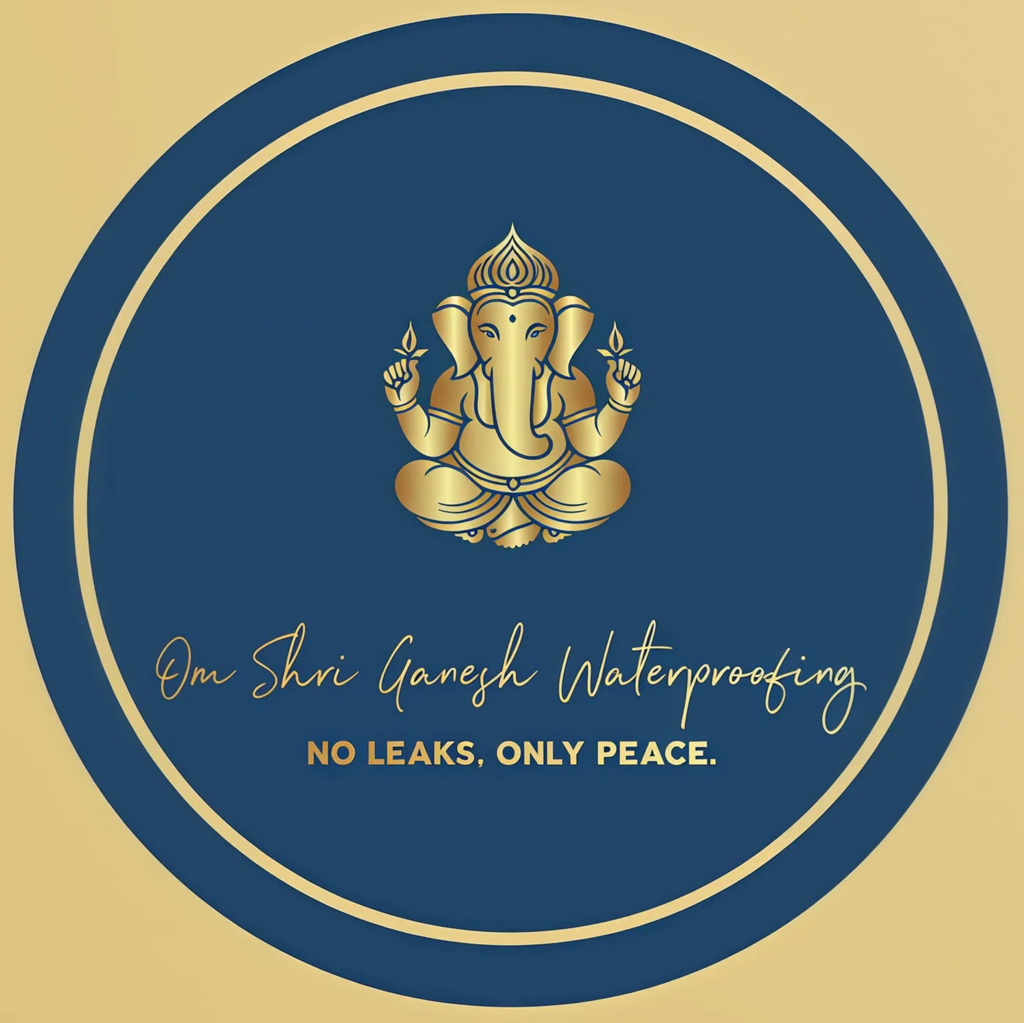 Om Shri Ganesh Waterproofing logo